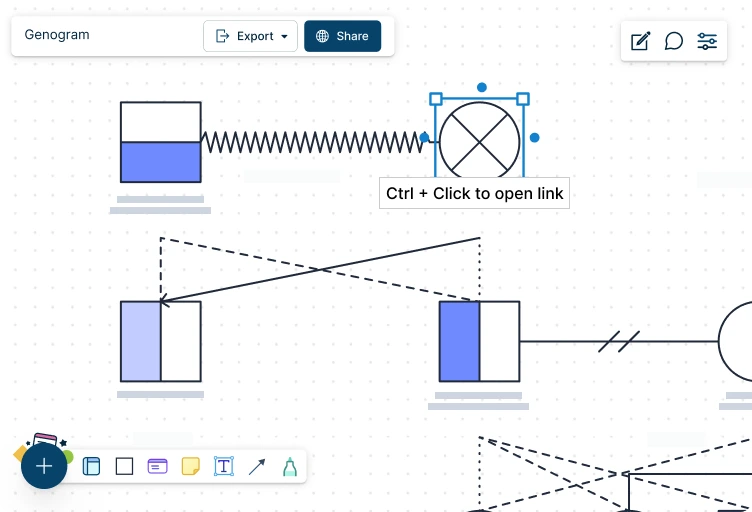 Links and connectors for Navigational flows